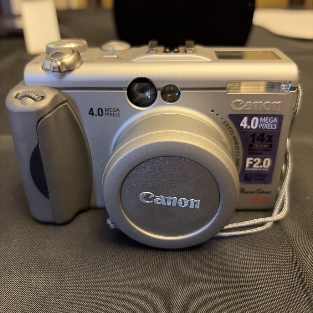 Canon powershot g3 4.0MP Compact Digital Camera untested missing battery